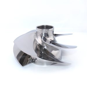 Jet Ski Impeller for Sea Doo RXT-X 325 RXP-X 325 (2024~) Compatible Impeler Ass'y 267001124 Polished 4 Blades 161mm