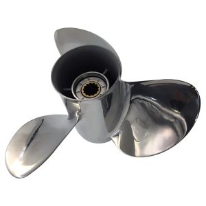11 5/8x12 Outboard Propeller Stainless Steel Fit BRP,Johnson,Evinrude,OMC Stern Drive Boat Engines 40HP -75HP 3 Blades 13 Spline Tooth (OEM 5031624)