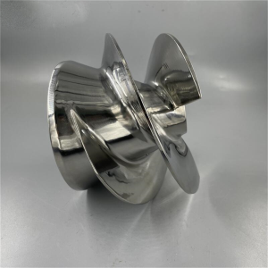 Sizes 6 1/8 Stainless Steel 3 Blades Part No.1737 Outboard Jet Impeller Flanged Liner 1521 for Outboard Jets Medium Series (156mm)