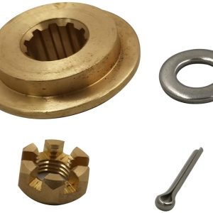 20-30 HP Hardware Hub Kits Installation fit TOHATSU Outboard Propeller, Thrust Washer/Spacer/Washer/Nut/Cotter Pin Included