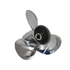 10 1/8×10 Outboard Propeller Stainless Steel Fit Suzuki Boat Engines 25-30 HP