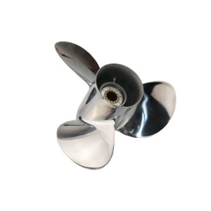 11 1/4×14 Outboard Propeller Stainless Steel Fit Suzuki Boat Engines 35-65 HP