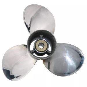 9 1/4x10 Stainless Steel Outboard Boat Propeller fit Johnson Evinrude Cupped Prop Engines 8-15HP,10-Spline