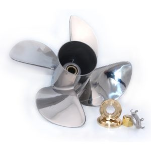 Outboard Propeller Stainless Steel Fit Mercury Boat Engines 150HP - 400HP 4 Blades