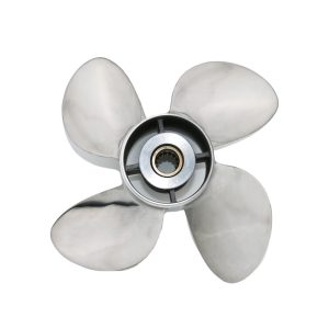 13 1/2x13 Outboard Propeller Stainless Steel Fit Mercury Boat Engines 40HP - 140HP Pressed-in Hub 4 Blades