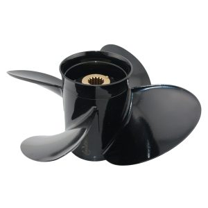 12.5x19 Outboard Propeller Aluminum Fit Mercury Boat Engines 40HP - 140HP Interchangeable Hub 4 Blades