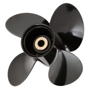 12.5x19 Outboard Propeller Aluminum Fit Mercury Boat Engines 40HP - 140HP Pressed-In Hub 4 Blades