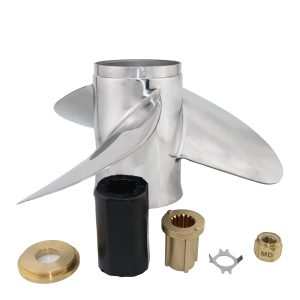 13 7/8x15 Outboard Propeller Stainless Steel Fit Mercury Boat Engines 40HP - 140HP Interchangeable Hub