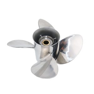 13 1/2x13 Outboard Propeller Stainless Steel Fit Tohatsu Boat Engines 60HP - 100HP 4 Blades