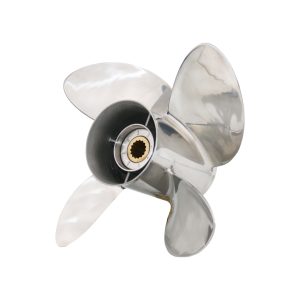 13 1/2×13 Outboard Propeller Stainless Steel Fit Yamaha Boat Engines 50-130HP 4 Blades